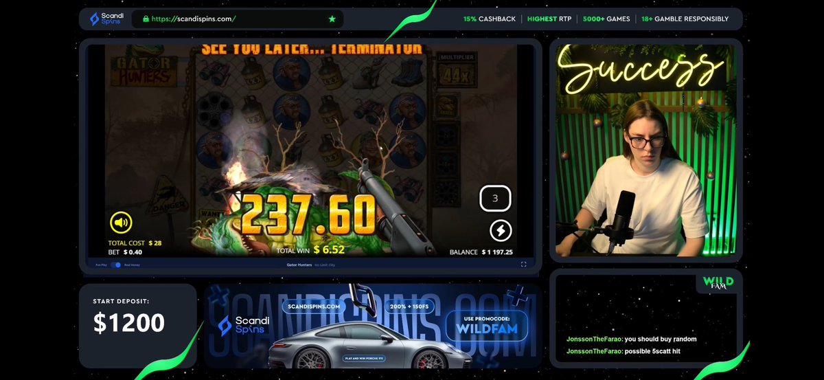 wildfam's tweet photo. I’m LIVE 🔥
Join the stream , have fun and watch me catching big wins 👀

Want big wins as well ? No problemo 👇
🎰 https://t.co/vnNgJO0tTC…
📺 https://t.co/a8YA8ecnyi https://t.co/nRiaxnGlO5