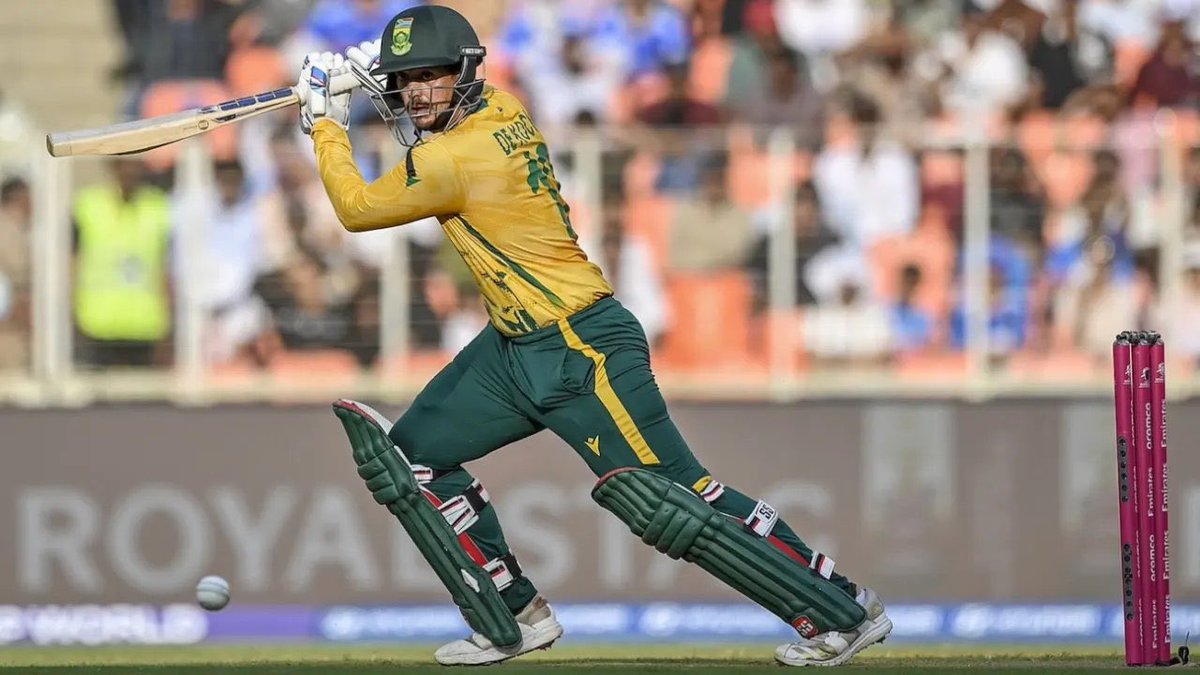 iamswapnilvats's tweet image. Quinton de Kock in #T20WorldCup2026 :

181 runs, 8 inns, 22 avg

Quinton de Kock in #IPL2025 :

152 runs, 8 inns, 22 avg

Some people said that KKR should not have released him.

Buying him was the mistake not releasing him. Especially when you upgraded to Allen and Seifert.