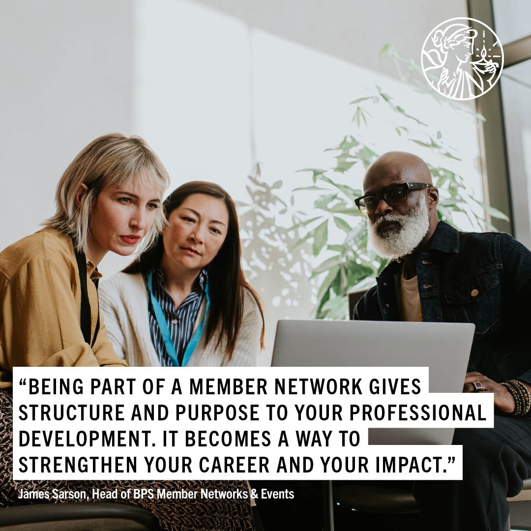 BPSOfficial's tweet photo. When you join a psychological community, your CPD becomes more than learning.
Itโs a chance to plan ahead, connect with peers, & stay up to date with the latest research, turning every learning opportunity into real progress for your career.
#CPDWeek: https://t.co/HgBcOzIKAu https://t.co/PwF5BijRHj