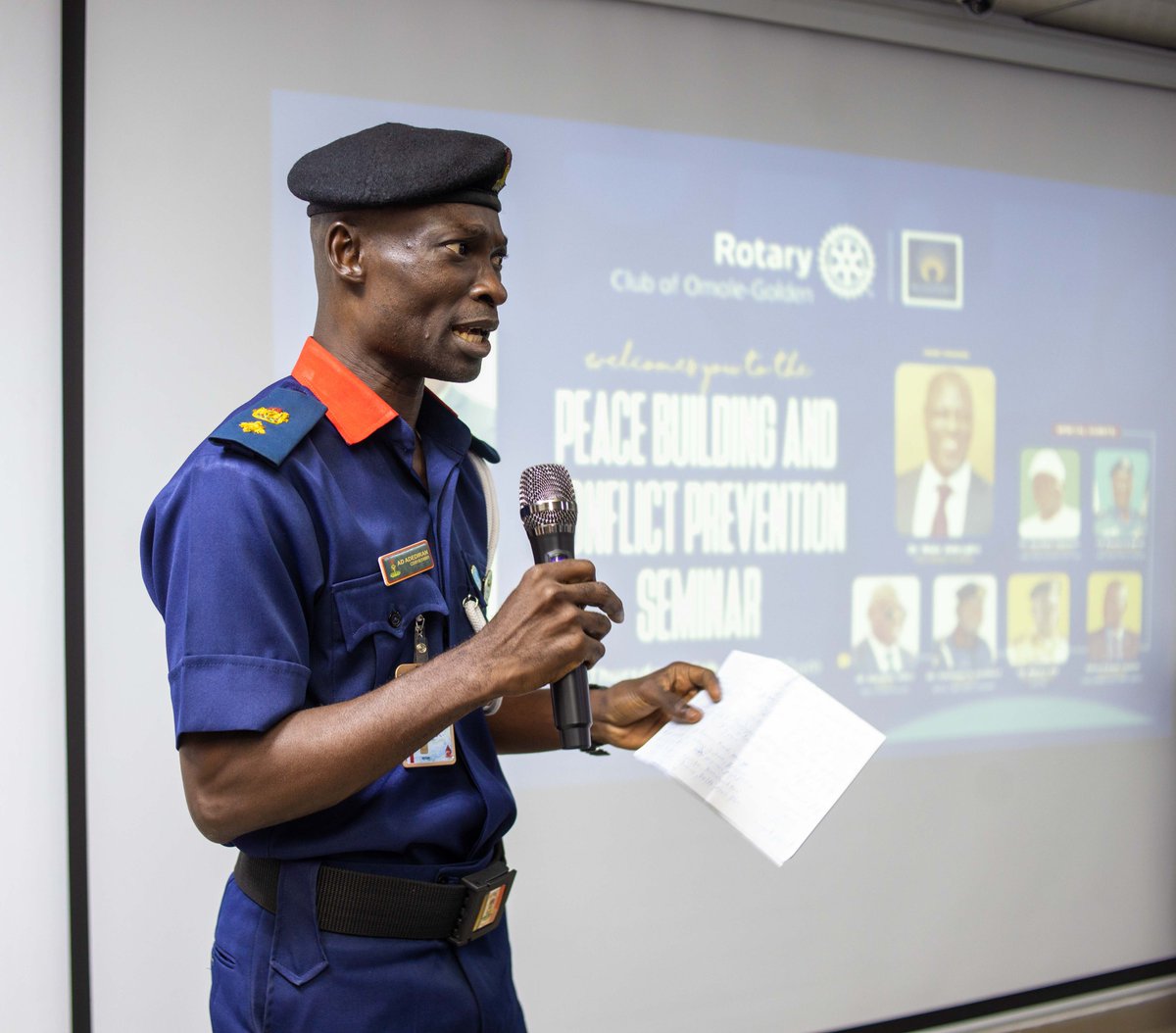 halogen_group's tweet photo. Dr. Adewale Adeagbo, Director, Centre of Excellence at Halogen Group gave a keynote address, highlighting that effective peace building requires structured frameworks, shared responsibility, and a shift from reactive responses to preventive strategies. https://t.co/aMMJcRBbER