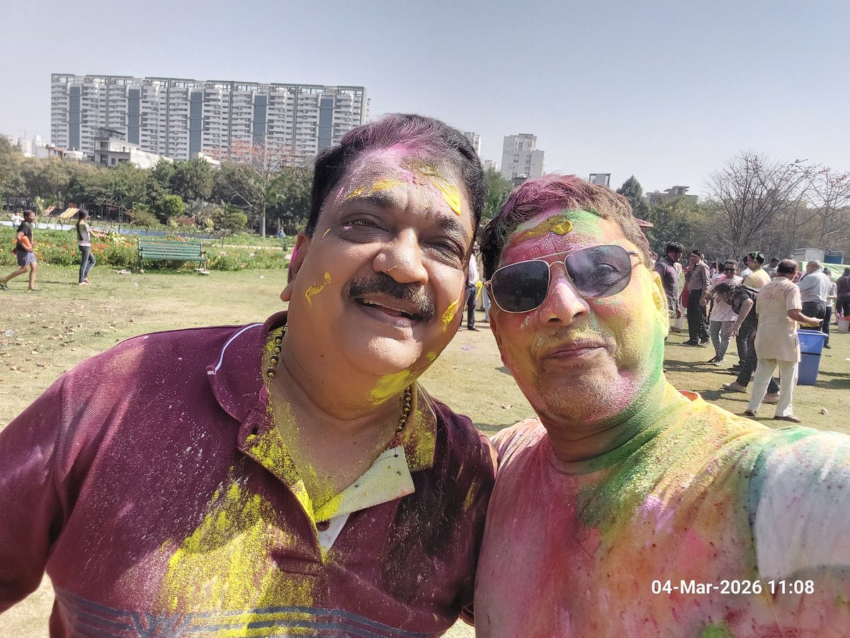 mohit4agarwal's tweet photo. Holi Celebration 🎉✨️🎨🎊🥳

#Holi 
#Holi2026 
#HoliVibes 
#HoliCelebrations https://t.co/ZM5mn8gFFc