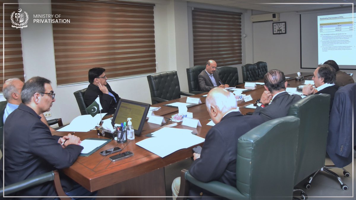 Ministry of Privatisation, Government of Pakistan tweet media