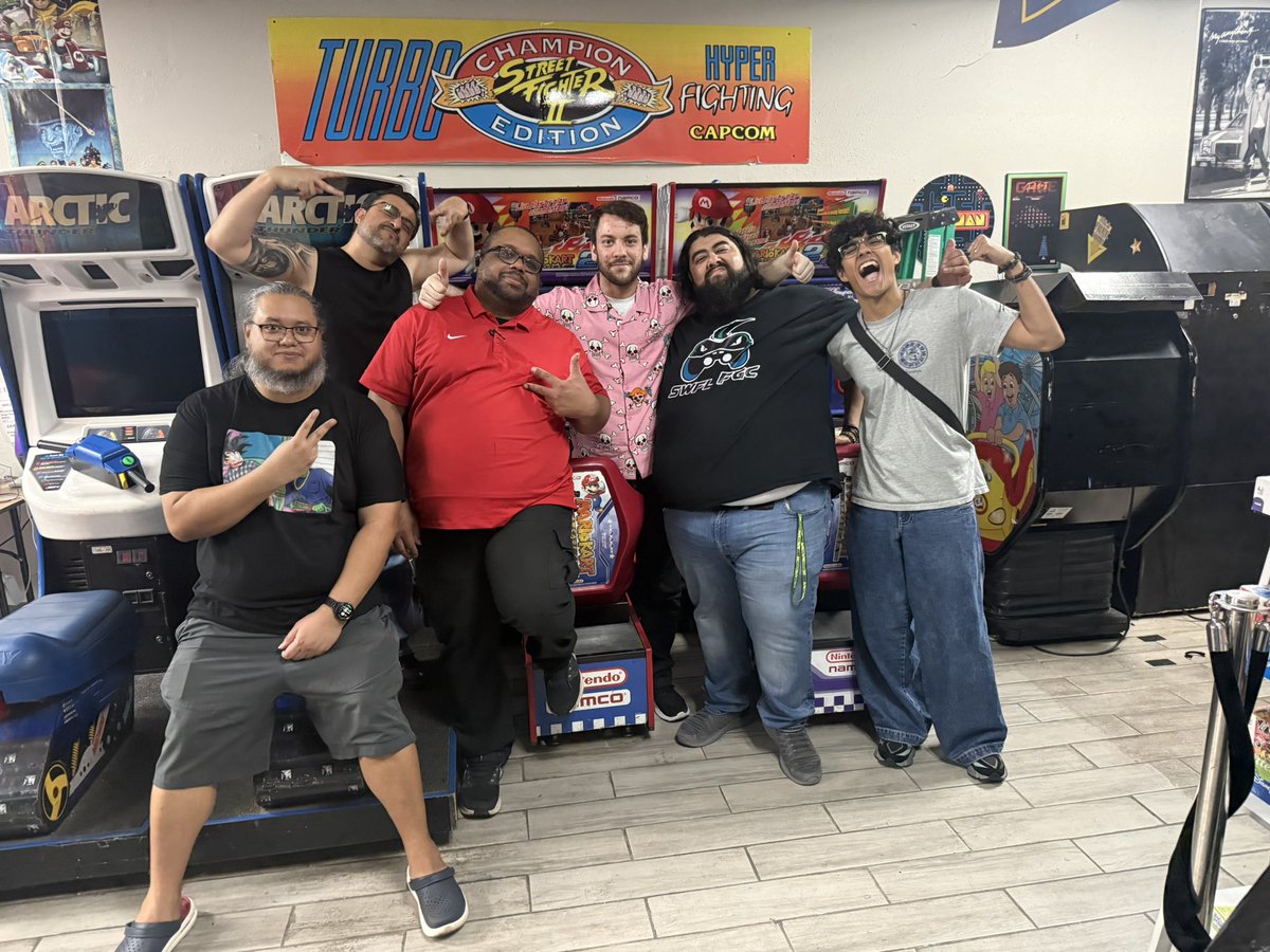 SWFLFGC's tweet photo. Huge shoutout to the crew who made Southwest Showdown 3 happen this weekend! Despite tech issues and lost voices, you made it spectacular. We’re grateful for our community’s support over the past four years, and thank you to Retro Zone Arcade for giving us a home. https://t.co/dcFC4cwIOD
