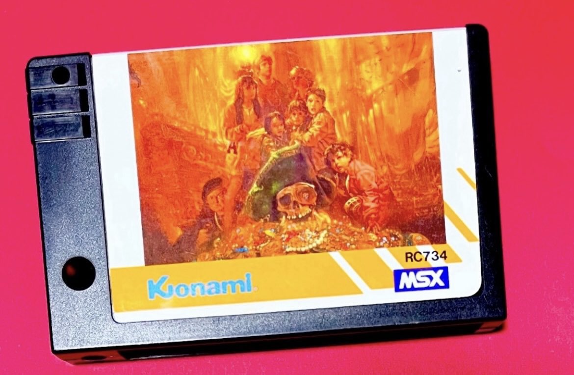 MSX実機でグーニーズの配信を始めました✨ ファミコン版と内容かなり