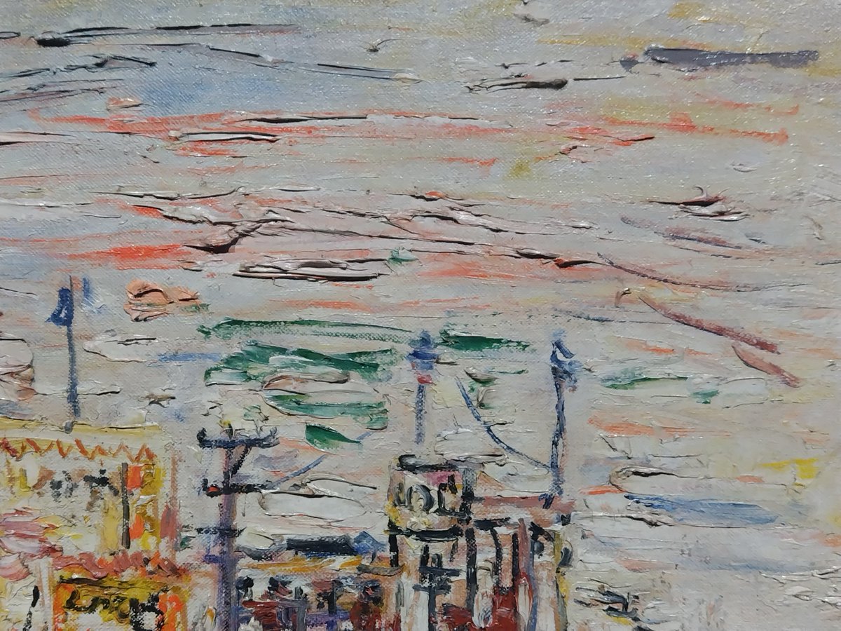 東京国立近代美術館 コレクション展 展示中 大好きな 長谷川利行《新宿