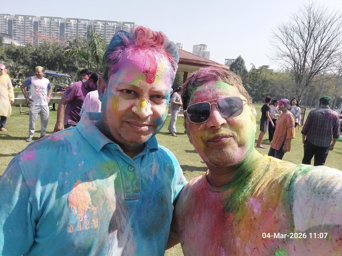mohit4agarwal's tweet photo. Holi Celebration 🎉✨️🎨🎊🥳

#Holi 
#Holi2026 
#HoliVibes 
#HoliCelebrations https://t.co/VogFKnXwmY