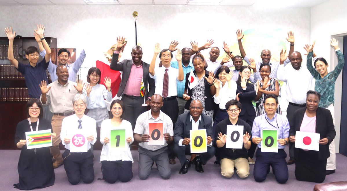 Thanks to your support, we have surpassed 10,000 followers on Facebook! The Embassy will continue to disseminate a variety of information for the development of friendly relations between Japan and Zimbabwe. Your kind support is greatly appreciated!
facebook.com/JapanEmb.Zim