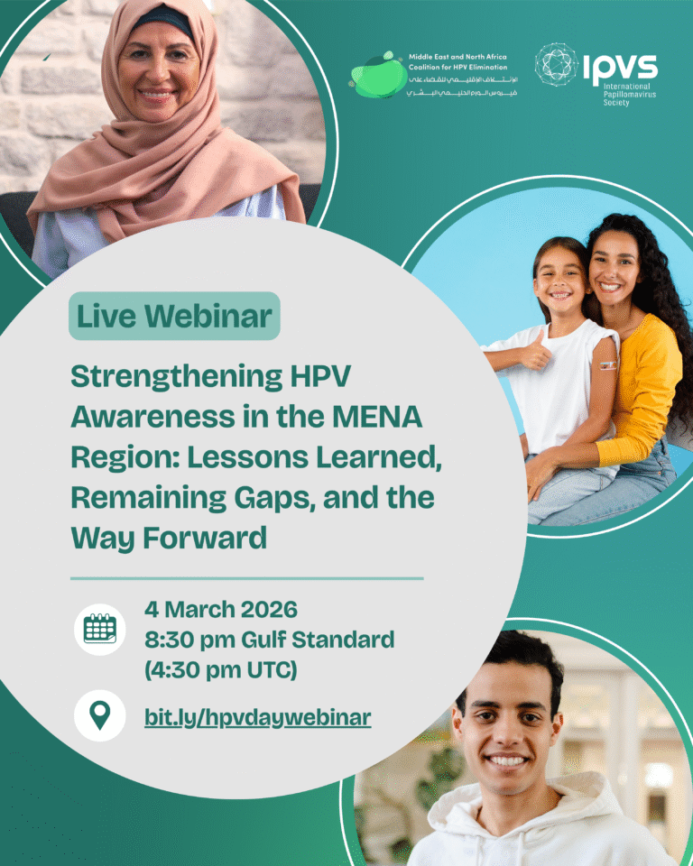 IANSociety's tweet photo. TODAY at 11:30 Eastern.
Join IPVS in the Middle East &amp; North Africa for a discussion on Strengthening HPV Awareness in the MENA Region.
https://t.co/i4tuZLguPQ https://t.co/8PTBADSRQX