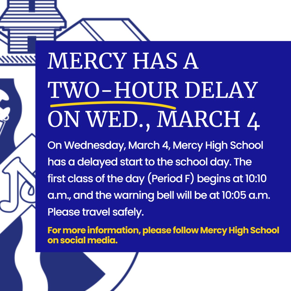 Mercy High School tweet media
