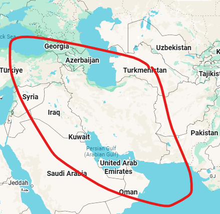 I guess Trump wasn't kidding when he said he'd wipe Iran off the map...