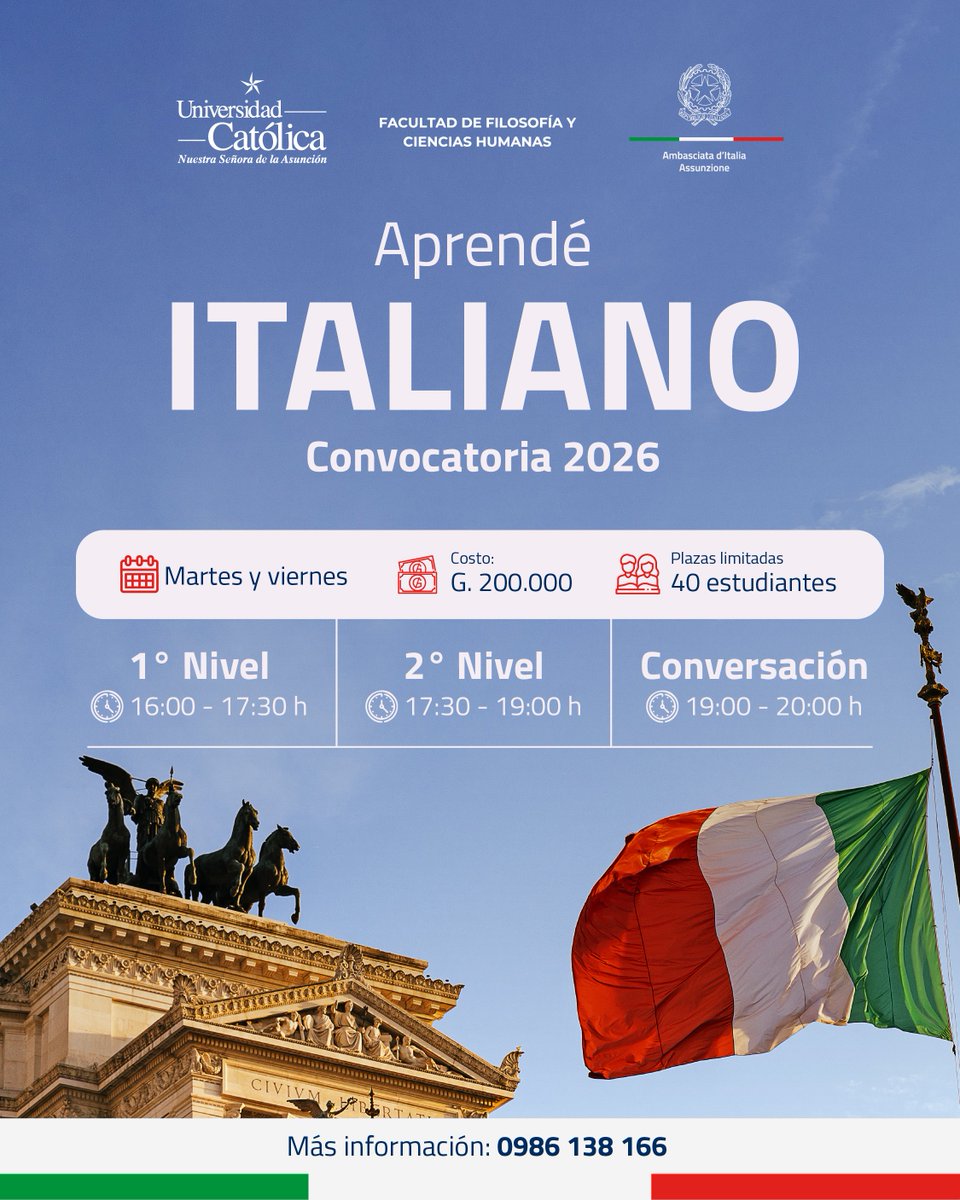 Embajada de Italia en Paraguay tweet media