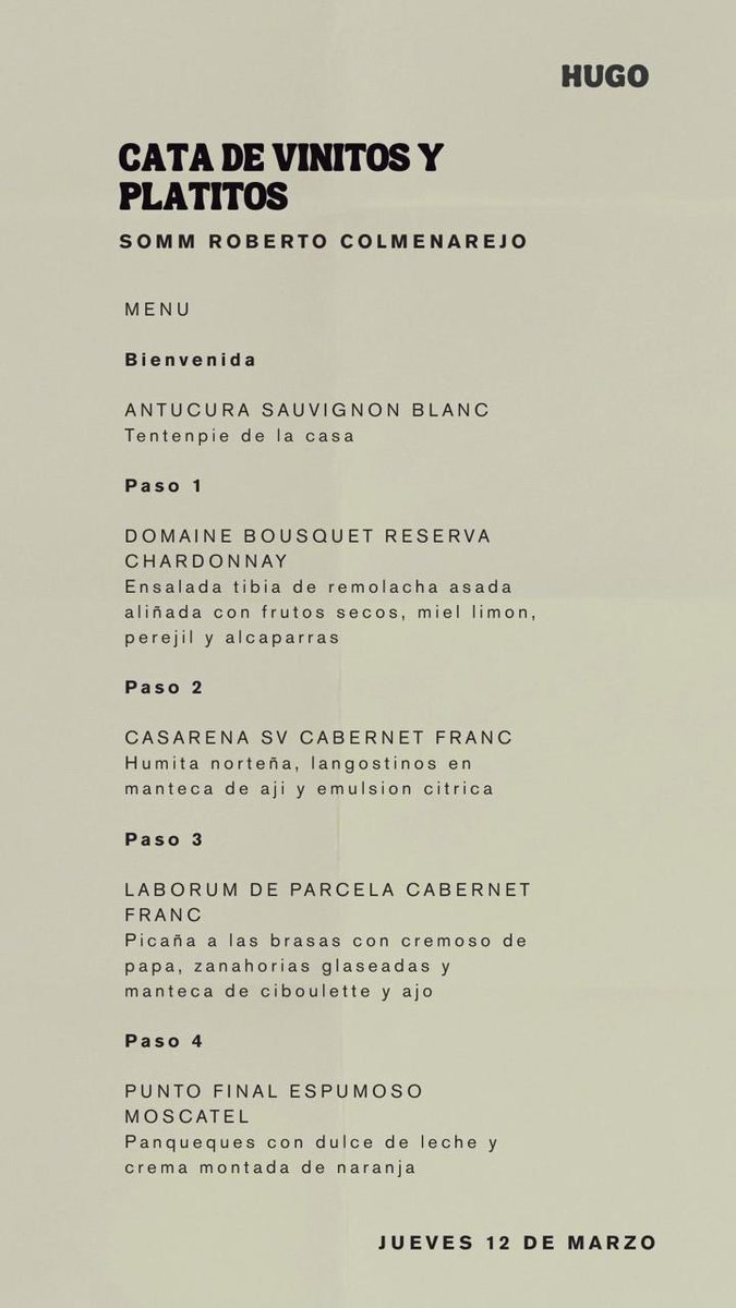 Beber y comer rico, aprender de vinos y pasarla mortal. Quién quiere ?