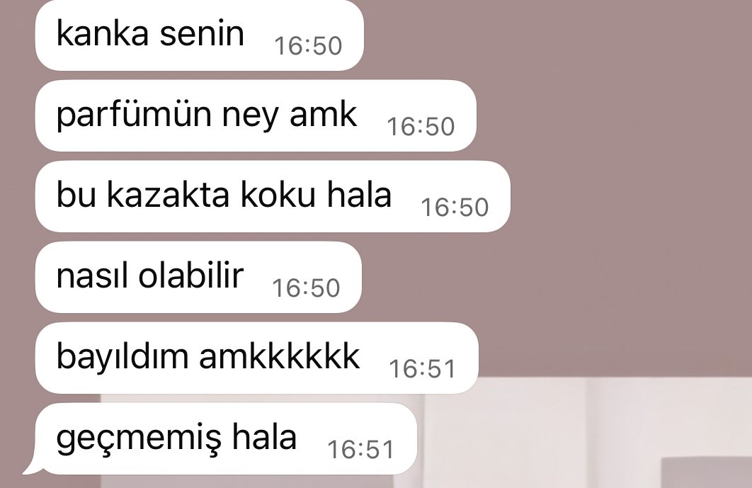 koku gurmesi arkadaşımdan bu iltifatı aldıysam >>>>