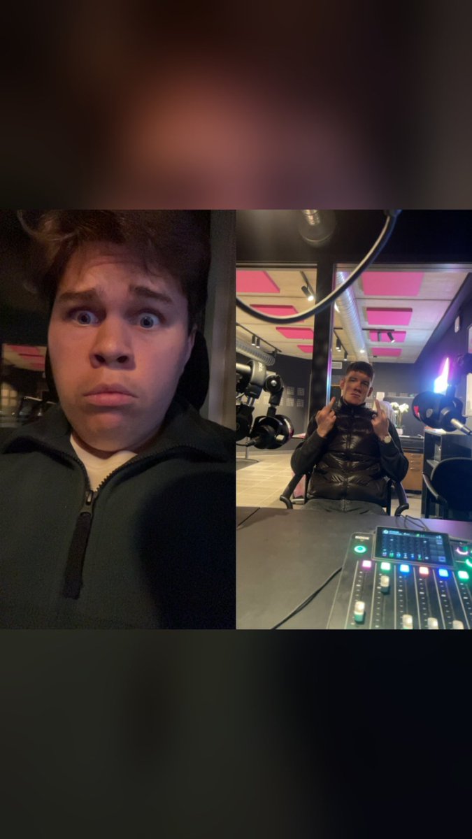 Johannes bjartalid kommer i ‘studio’ om noen timer🤩👇👇👇