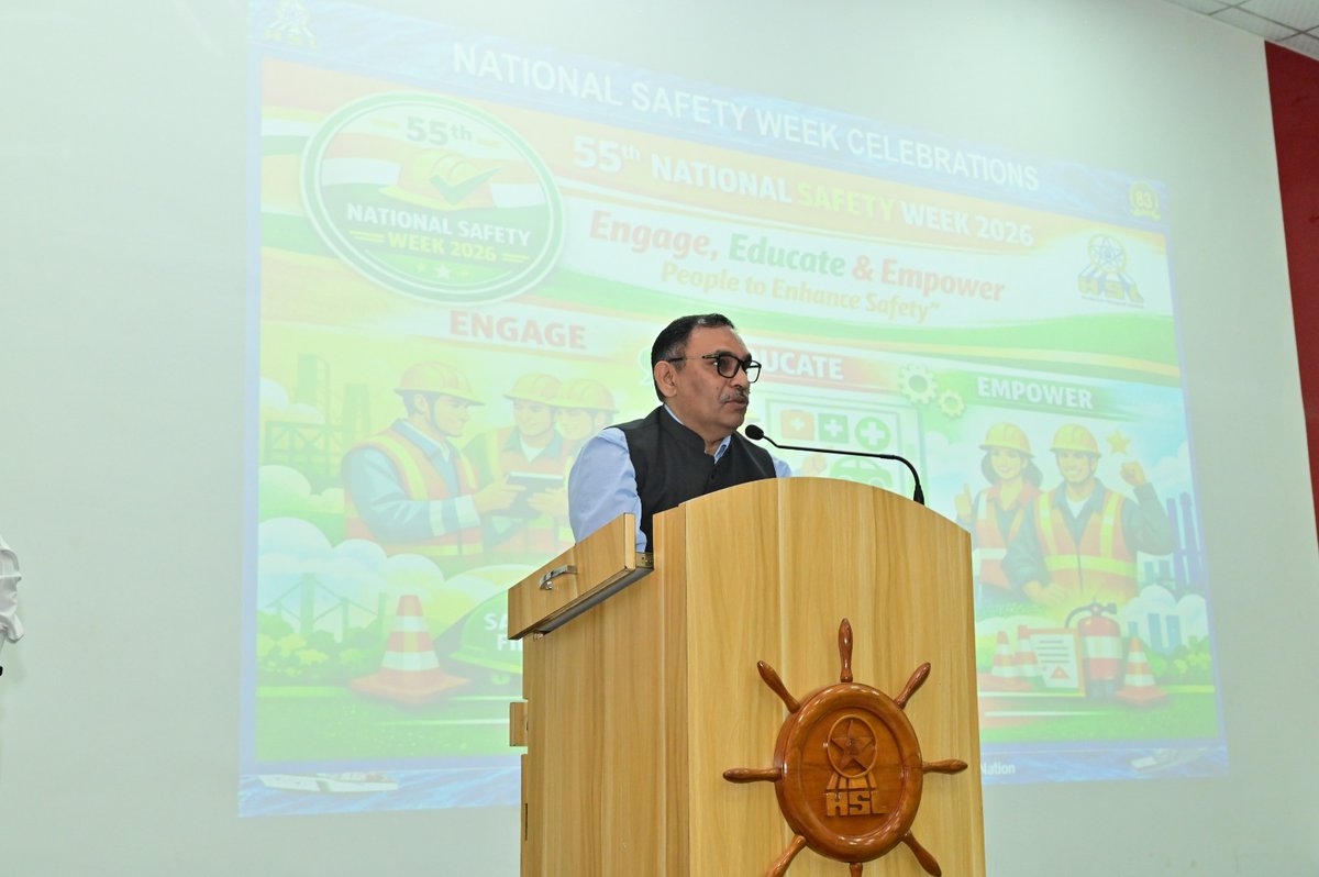 Chairman, Hindustan Shipyard Limited tweet media