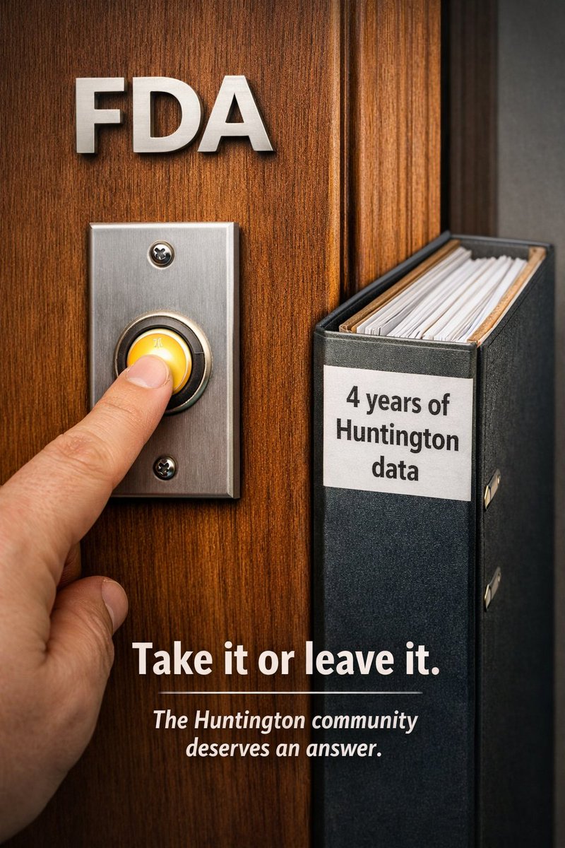Prof_Dollar's tweet image. Leadership means acting, not waiting. This fall $QURE must submit a take-it-or-leave-it package: 4-year durability data, all prior designations, and a ready-to-review BLA. $QURE is doing its duty to the #Huntington’s community. Now it’s the @FDA’s turn. See who cracks! #Help4HD
