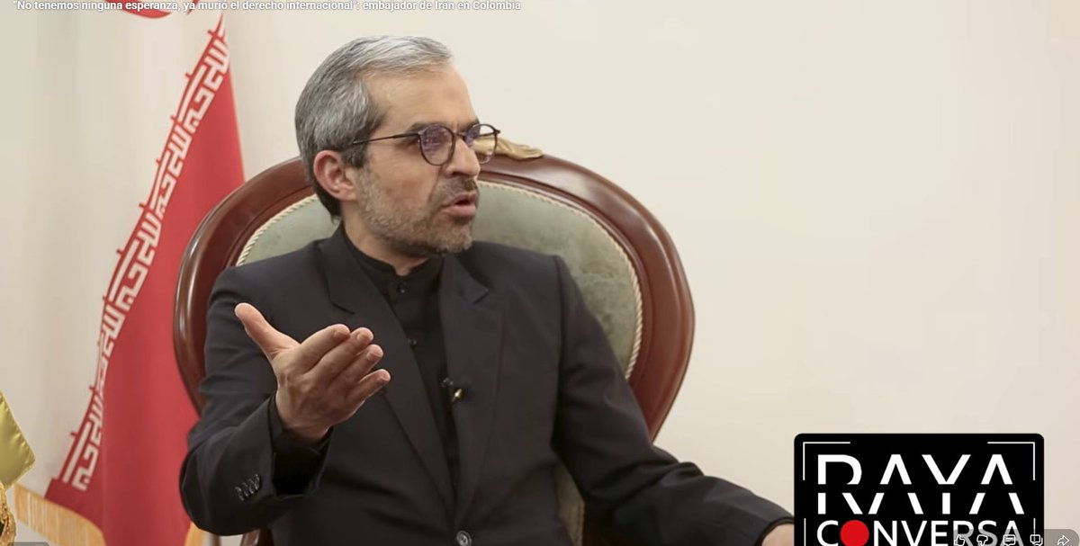 Entrevista del Embajador de la R. I. de Irán en #Colombia con <a href="/revistaRAYA/">Revista RAYA</a> sobre la guerra de EE. UU. e Israel contra #Irán y los crímenes de guerra cometidos al bombardear una escuela primaria de niñas en #Minab
#NetanyahuWarCriminal
#minabmassacre
#Trump
youtube.com/watch?v=ZjX6Co…