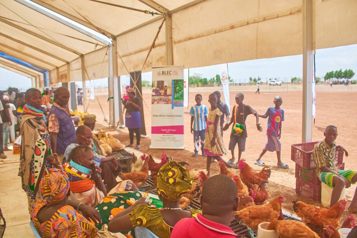 Blec_kenya's tweet photo. Great to see @Blec_kenya  participants taking center stage at #MarketDay2026 in Kalobeyei Stadium. From intricate beadwork to premium honey and grains, our entrepreneurs are proving that with the right support, the sky is the limit.
@WFP_Kenya  @KNCCITurkana @TurkanaCountyKE https://t.co/UwpYXIcRSE