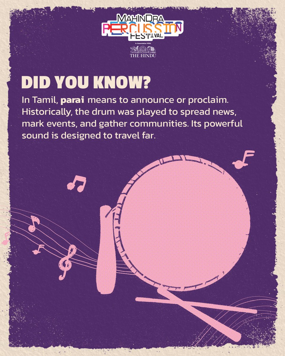 Mahindra Percussion Festival tweet media