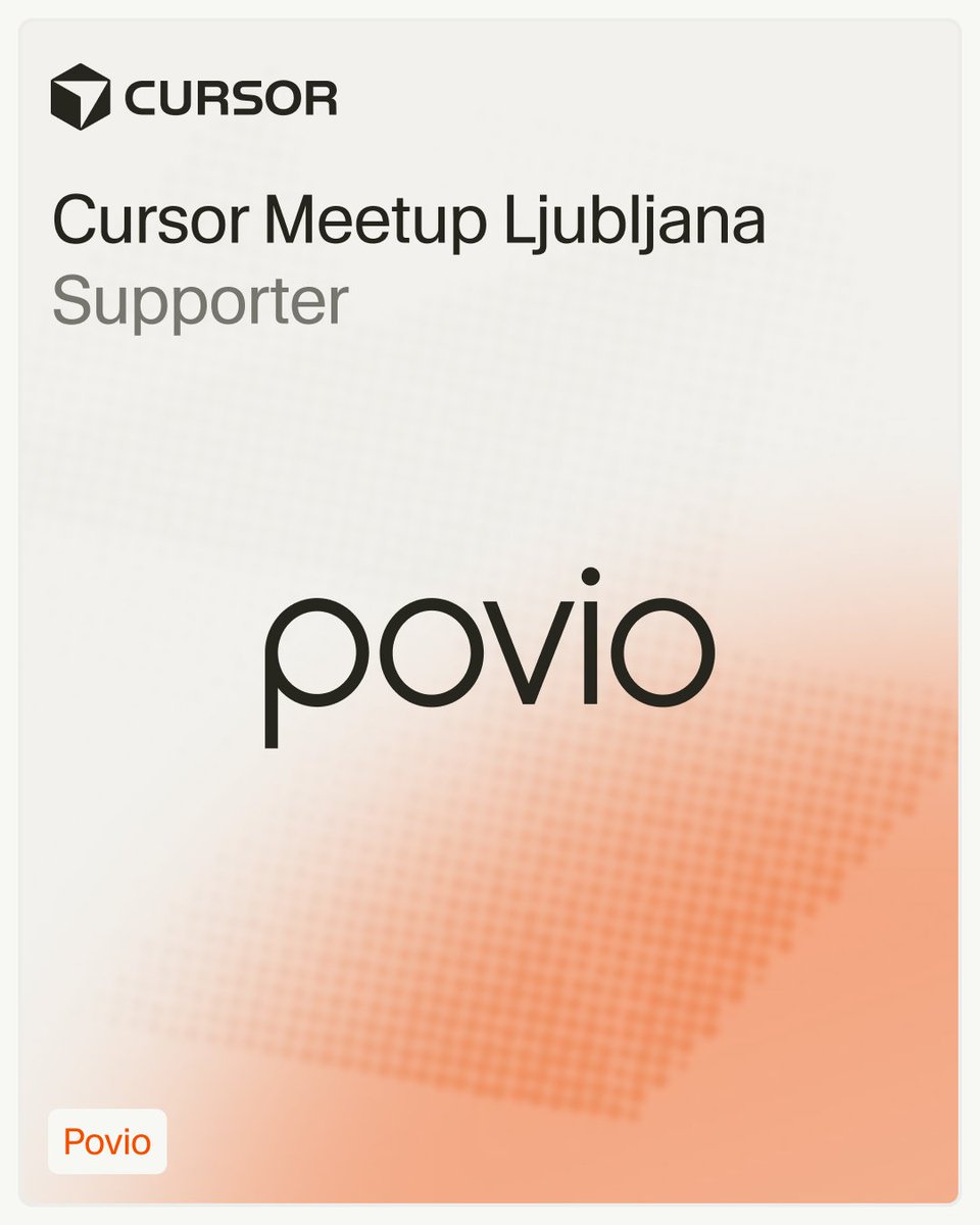 Cursor Community Slovenia tweet media