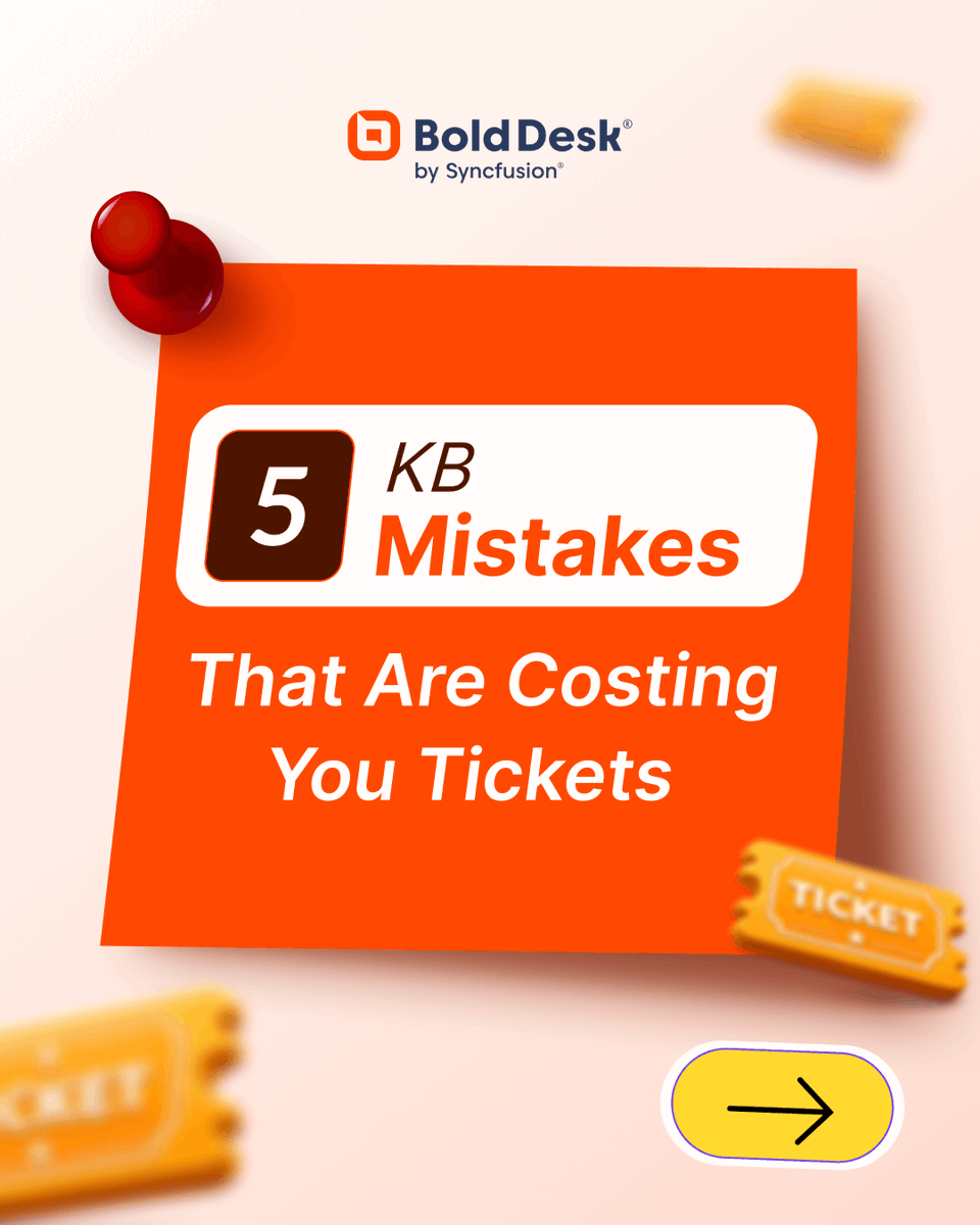 BoldDesk's tweet photo. Still getting repeat questions your KB should have solved?

You’re not alone; most teams miss 5 critical KB fundamentals.

We put them into a simple, actionable playbook.

Want the full guide?

👉 Comment “KB” for instant access.

#KnowledgeManagement #KB #Knowledgebasesoftware #BoldDesk