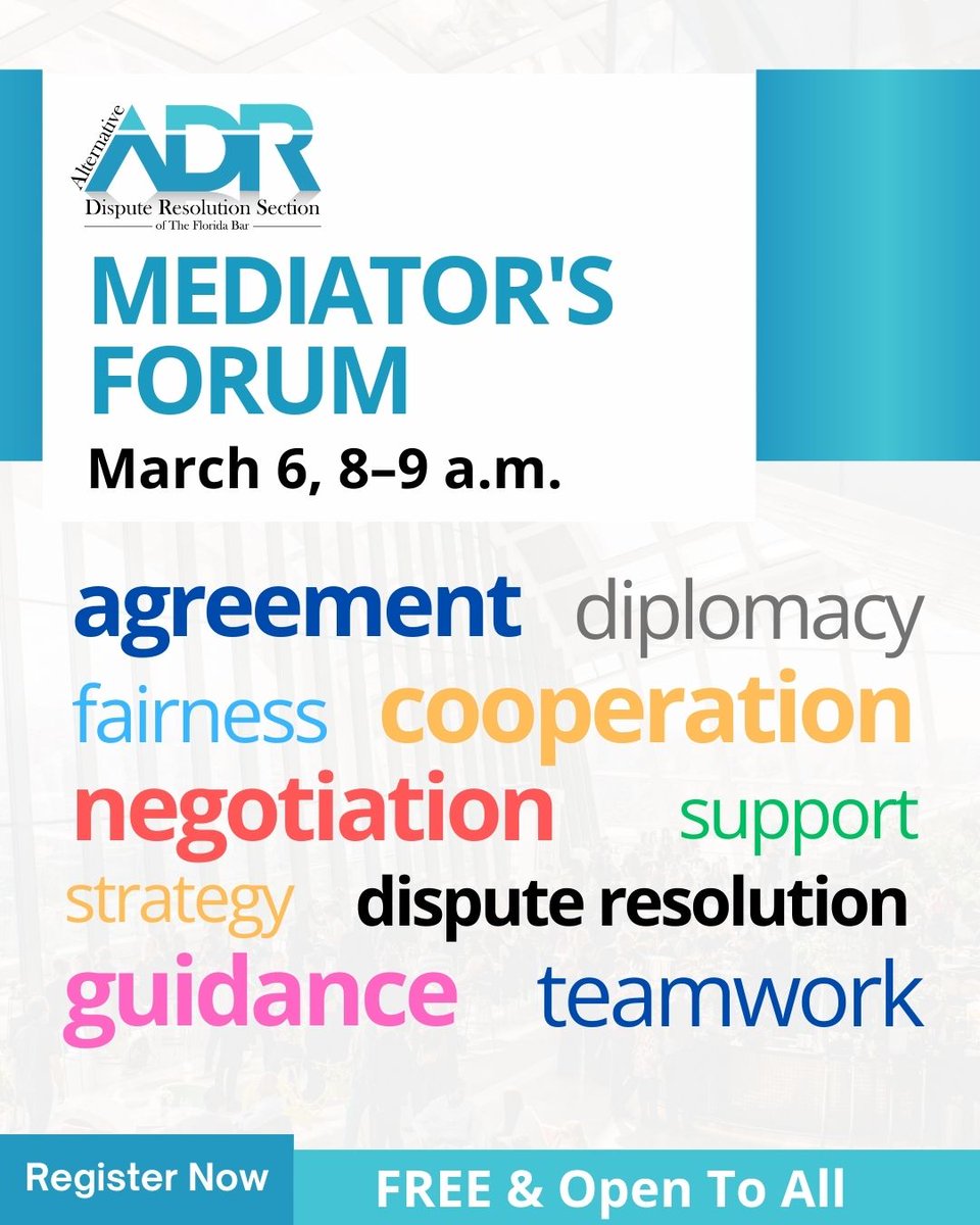 Alternative Dispute Resolution Section tweet media