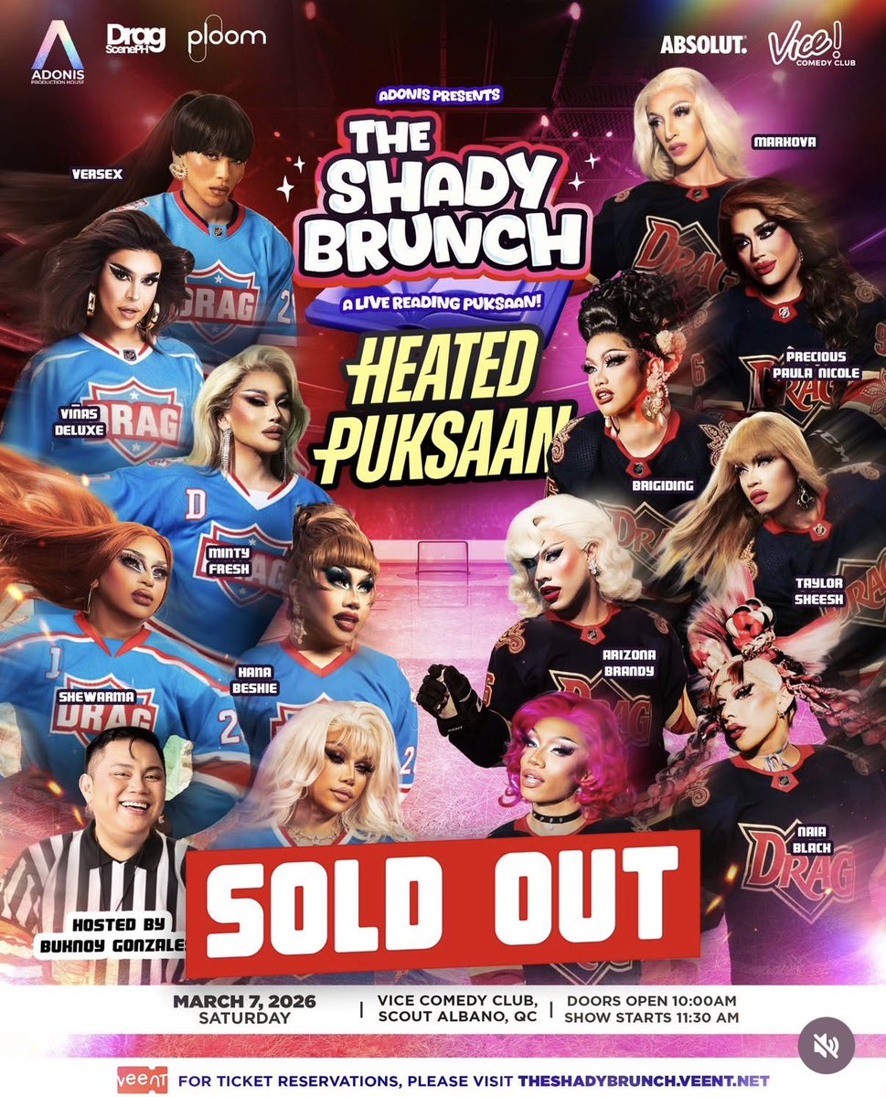 hiiii! selling 1 upper orchestra ticket for The Shady Brunch: Heated Puksaan on March 7! 

dm me for details ❤️ thank you!!!