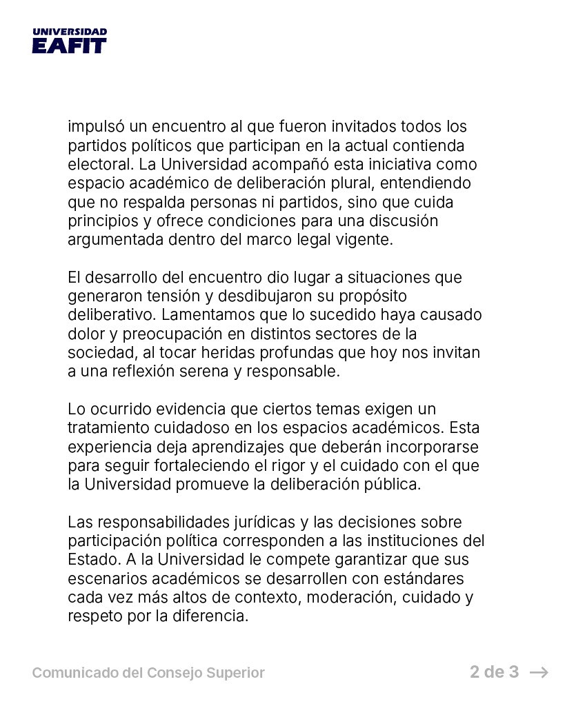 Universidad EAFIT tweet media