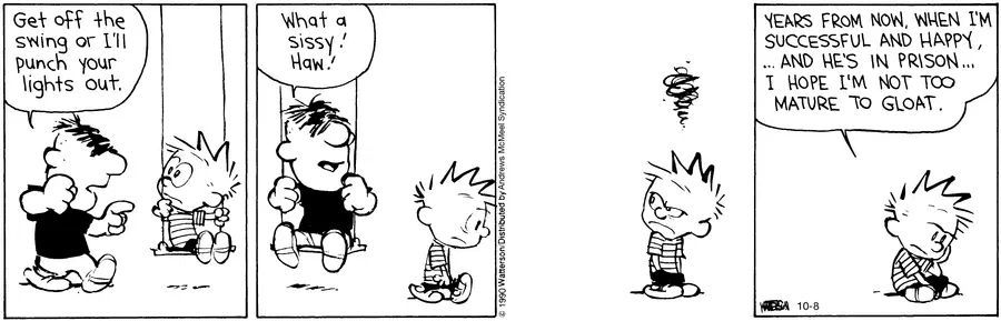 Calvinn_Hobbes's tweet image. Plotting future success out of pure spite.
Honestly? Valid. 😌
#CalvinandHobbes #Childhood