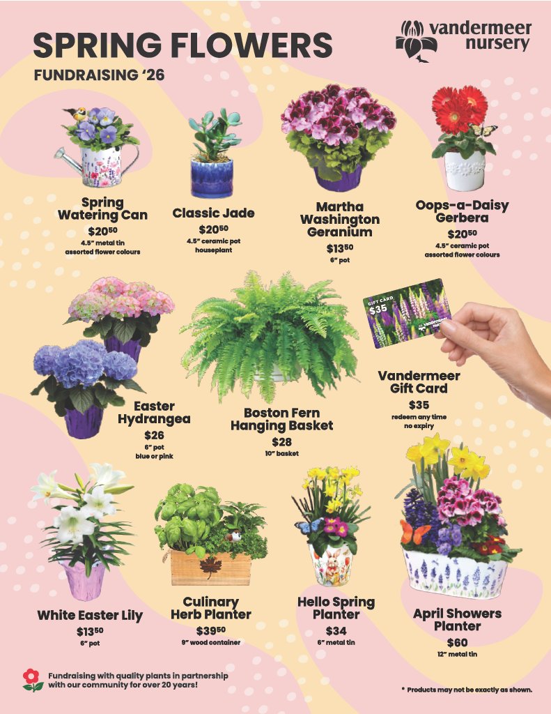 CLOC is selling Spring Floral Planters from Vandermeer Nursery as a fundraiser to subsidize fees for activities for the people with developmental disabilities that CLOC supports.  Information &amp; order form at communitylivingoc.ca/fundraising-ev…    Orders &amp; payment due by March 20th.