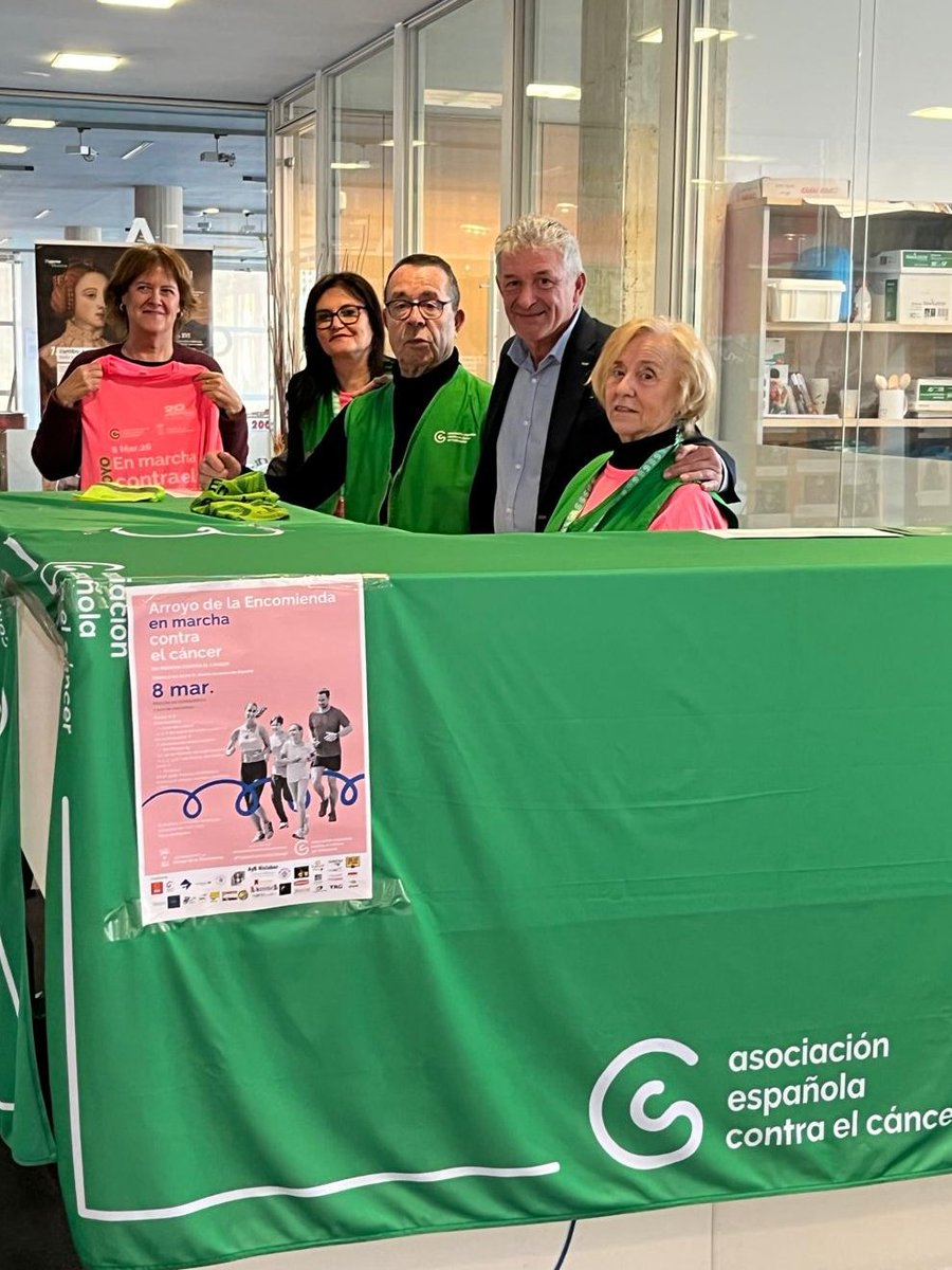 🩷 Cuenta atrás para la XIV Arroyo en Marcha contra el Cáncer. El alcalde ya se ha inscrito en la gran cita solidaria del municipio

➕ Arroyo volverá a caminar unido. Aún estás a tiempo de apuntarte y disfrutar del nuevo recorrido

🔗 aytoarroyo.es/sanidad-y-bien…