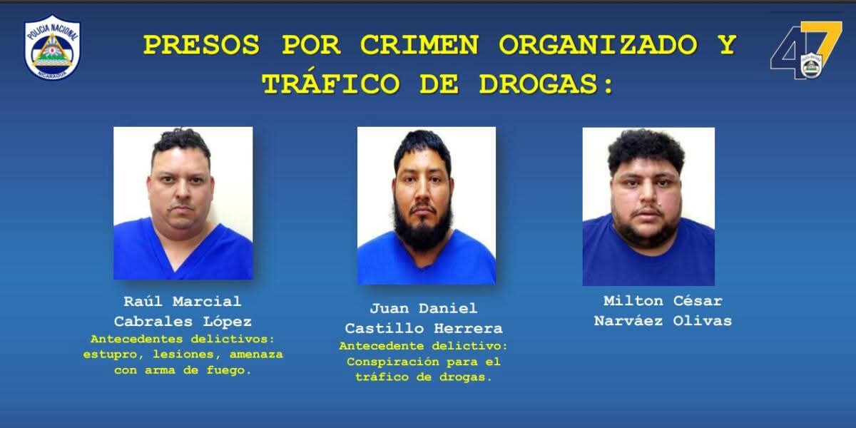 Los llamados “Norteños” enfrentarán juicio por presuntamente transportar 378 kilos de cøcaíną desde Costa Rica, cruzando por Nicaragua con destino a Honduras.

#Nicaragua #Noticias