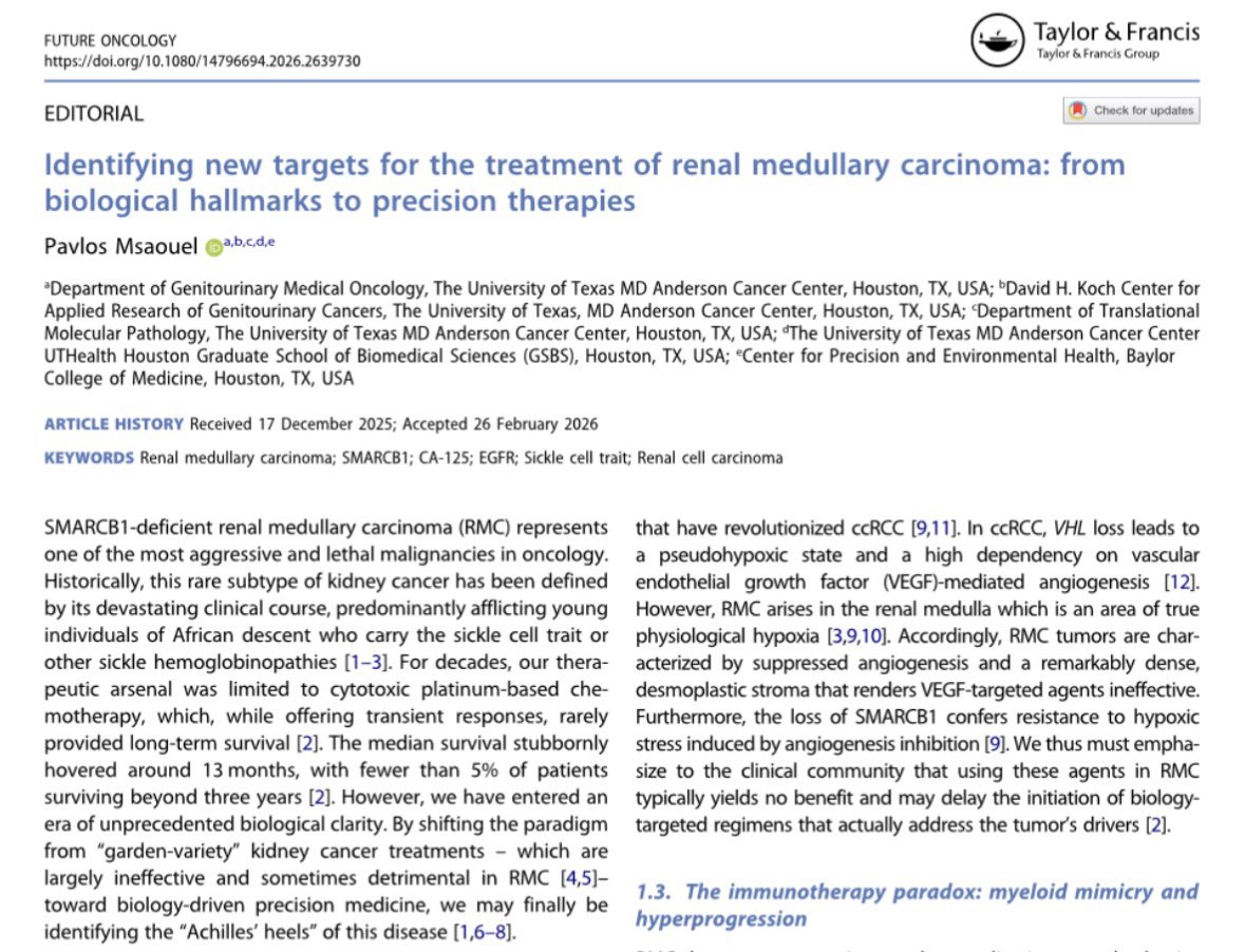 Pavlos Msaouel tweet media