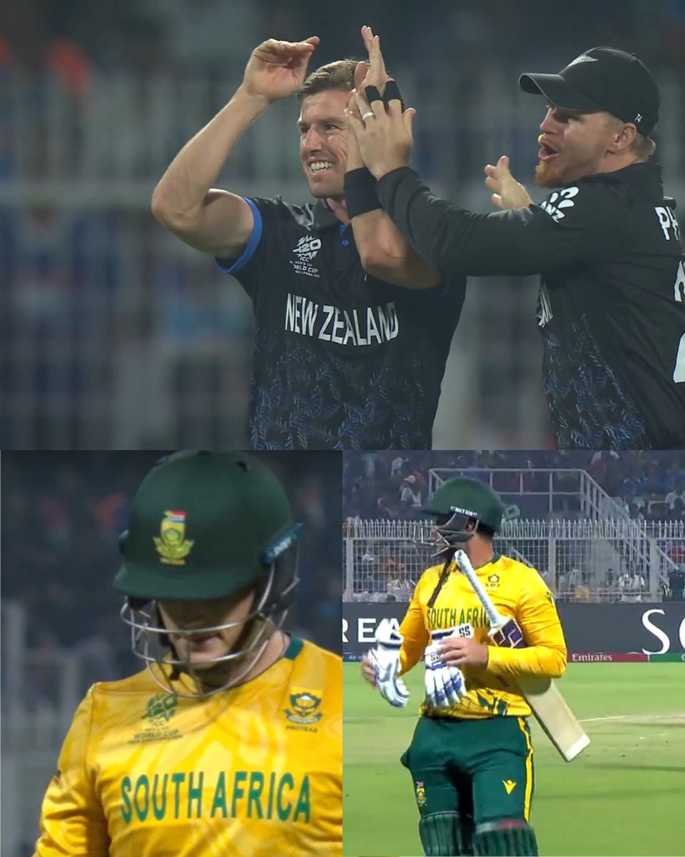 PiyushNagar135's tweet image. New Zealand strike early! 💪

Cole McConchie makes an instant impact, sending back both Quinton de Kock &amp;amp; Ryan Rickelton to the pavilion! 💥

Big breakthrough at a crucial moment! 🏏⚡

#NZvsSA #Cricket #MatchUpdate
#SAvsNZ