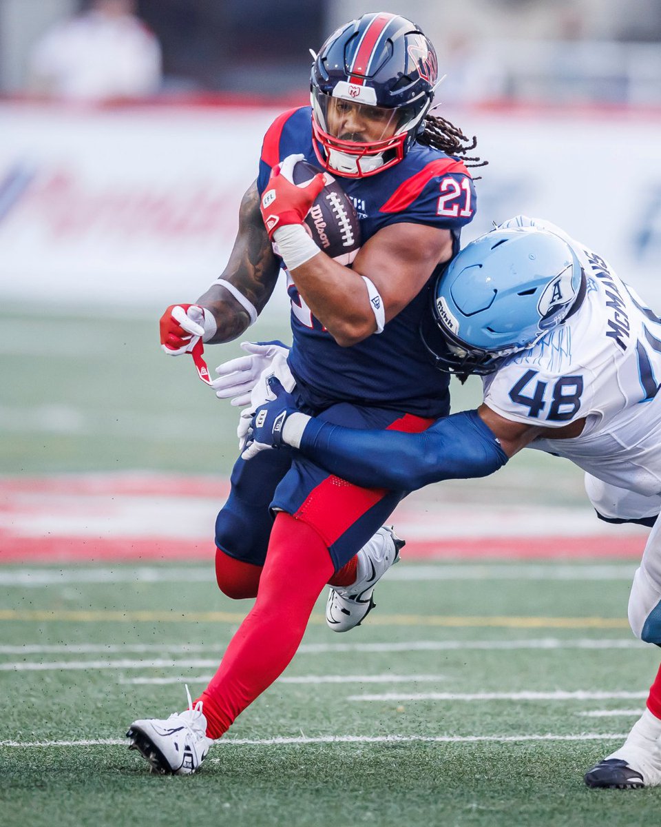 MTLAlouettes's tweet photo. Bonne retraite, Sean Thomas Erlington! 🙌
Un fier Québécois qui a marqué la CFL. Félicitations pour ta carrière et bonne chance pour la suite! 💙
--
Happy retirement, Sean Thomas-Erlington! 🙌
A proud Quebecer who left his mark in the CFL. Congrats on a great career and all the best in the next chapter! 💙