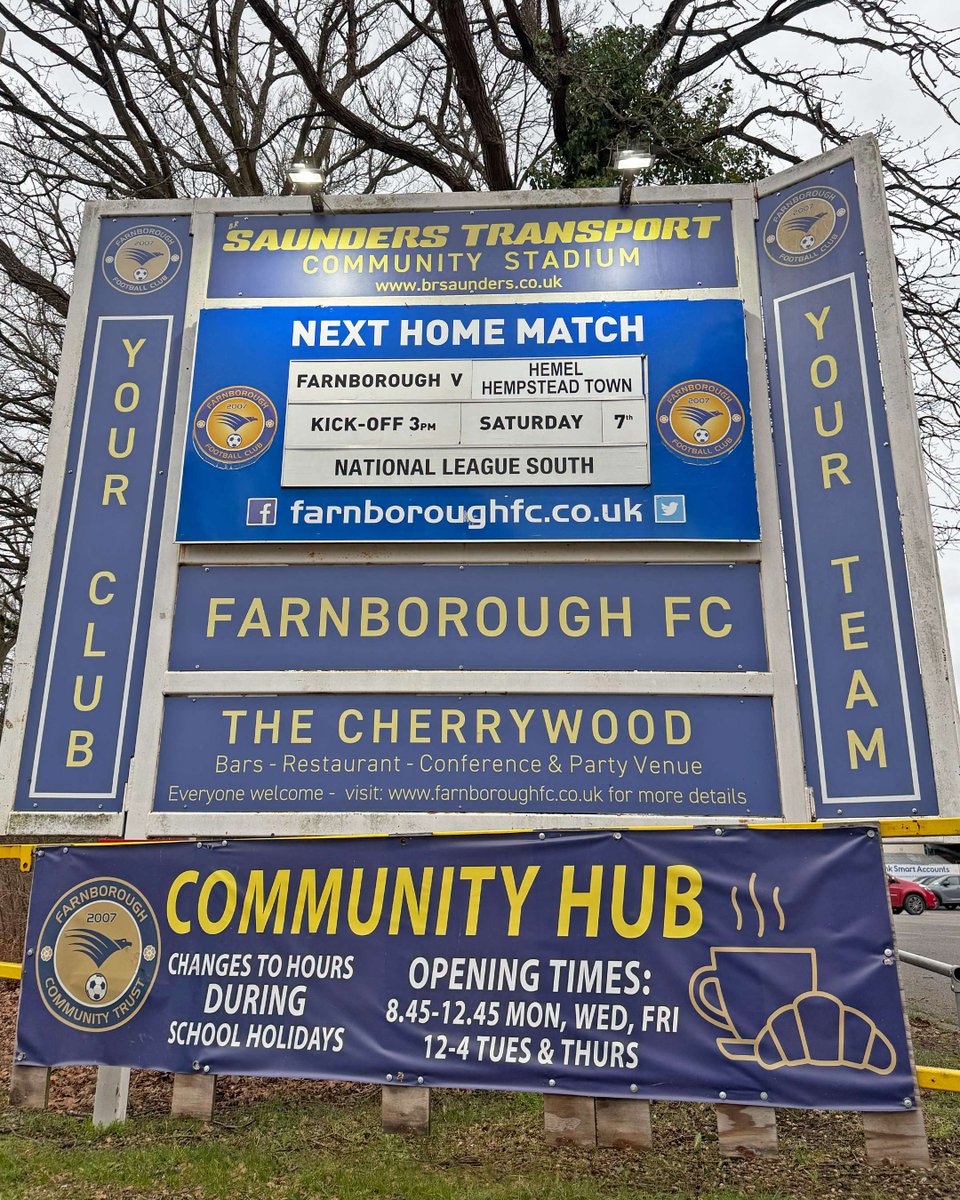 Farnborough FC tweet media
