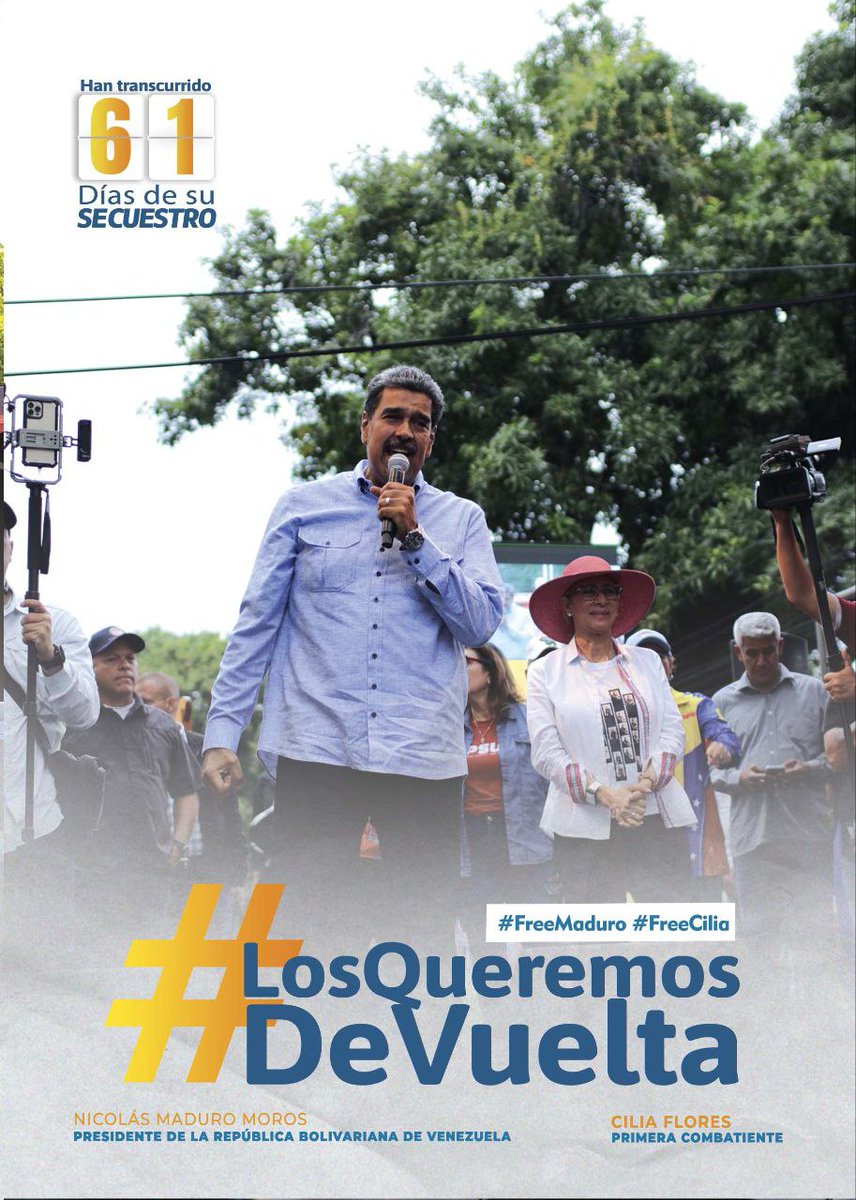luisprada2025's tweet photo. Exigimos que no los regresen los queremos de vuelta ellos son nuestros presidente 
#BringThemBack
#LosQueremosDeVuelta https://t.co/shTHrfr75b