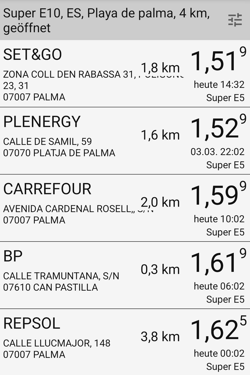 Auf Mallorca sind die Preise noch gut.
Bringt mich allerdings nicht wirklich weiter 😎😁

Wollte nur kurz mal laut jammern.