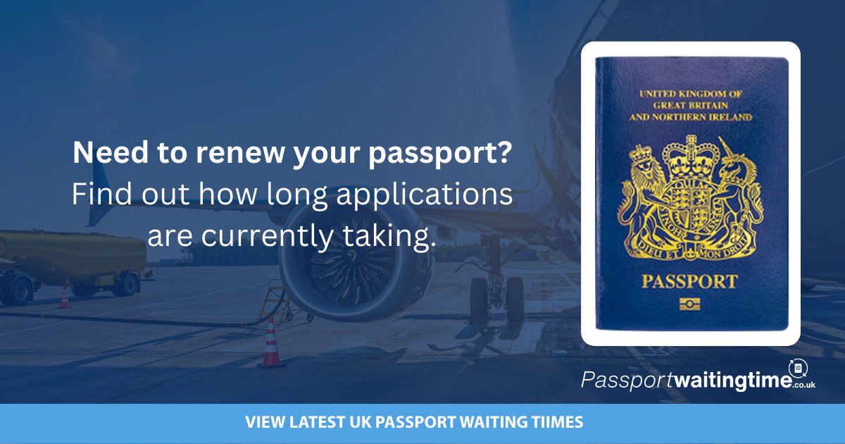 passportwaiting's tweet image. View current UK passport wait times including overseas applications. #passport #uk #travel passportwaitingtime.co.uk/latest-uk-pass…