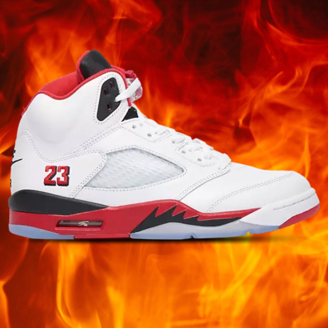 fire red foot locker