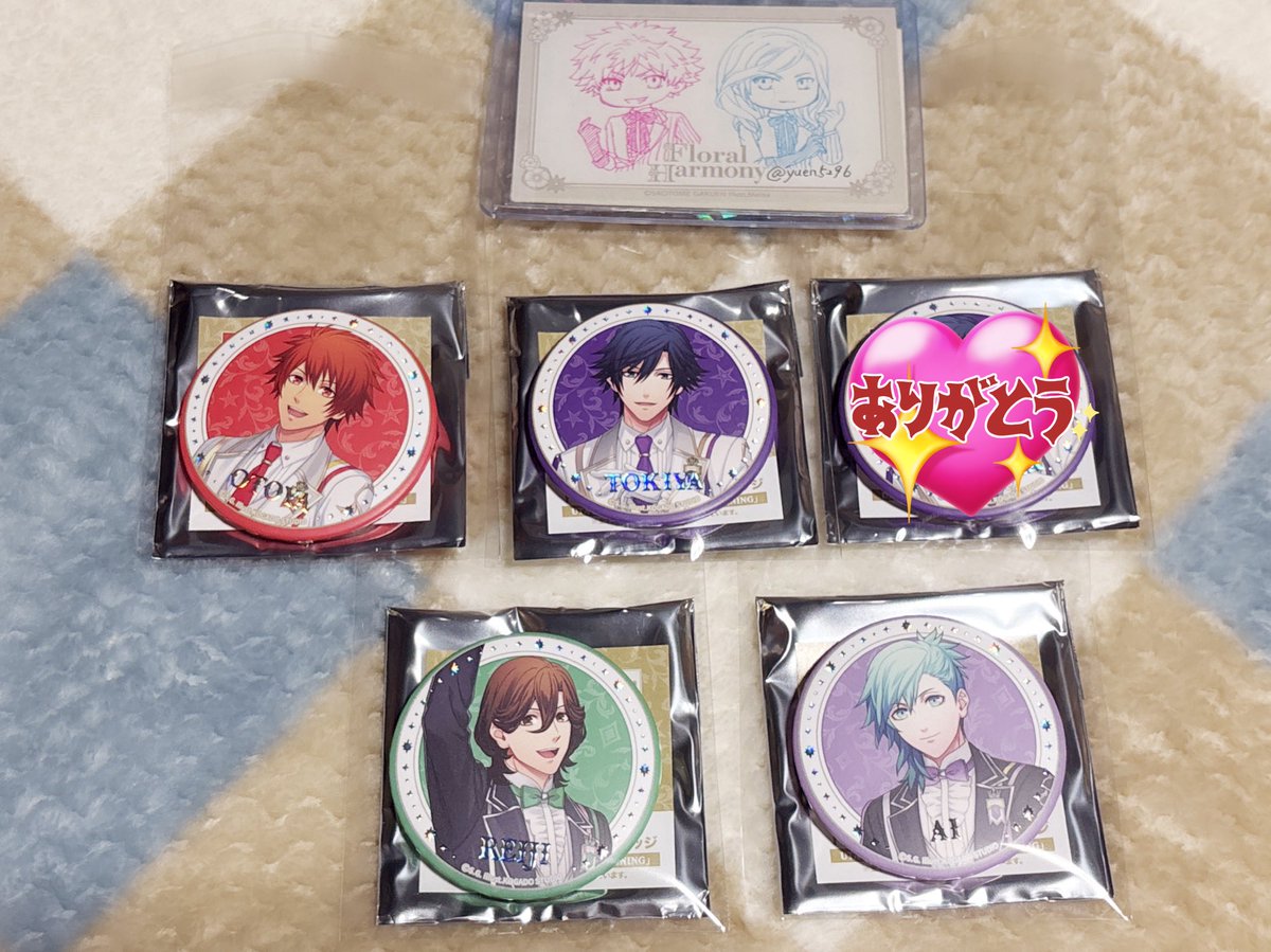 交換】うたプリ WONDERLAND ワンダーランド ジュエリー缶バッジ 缶