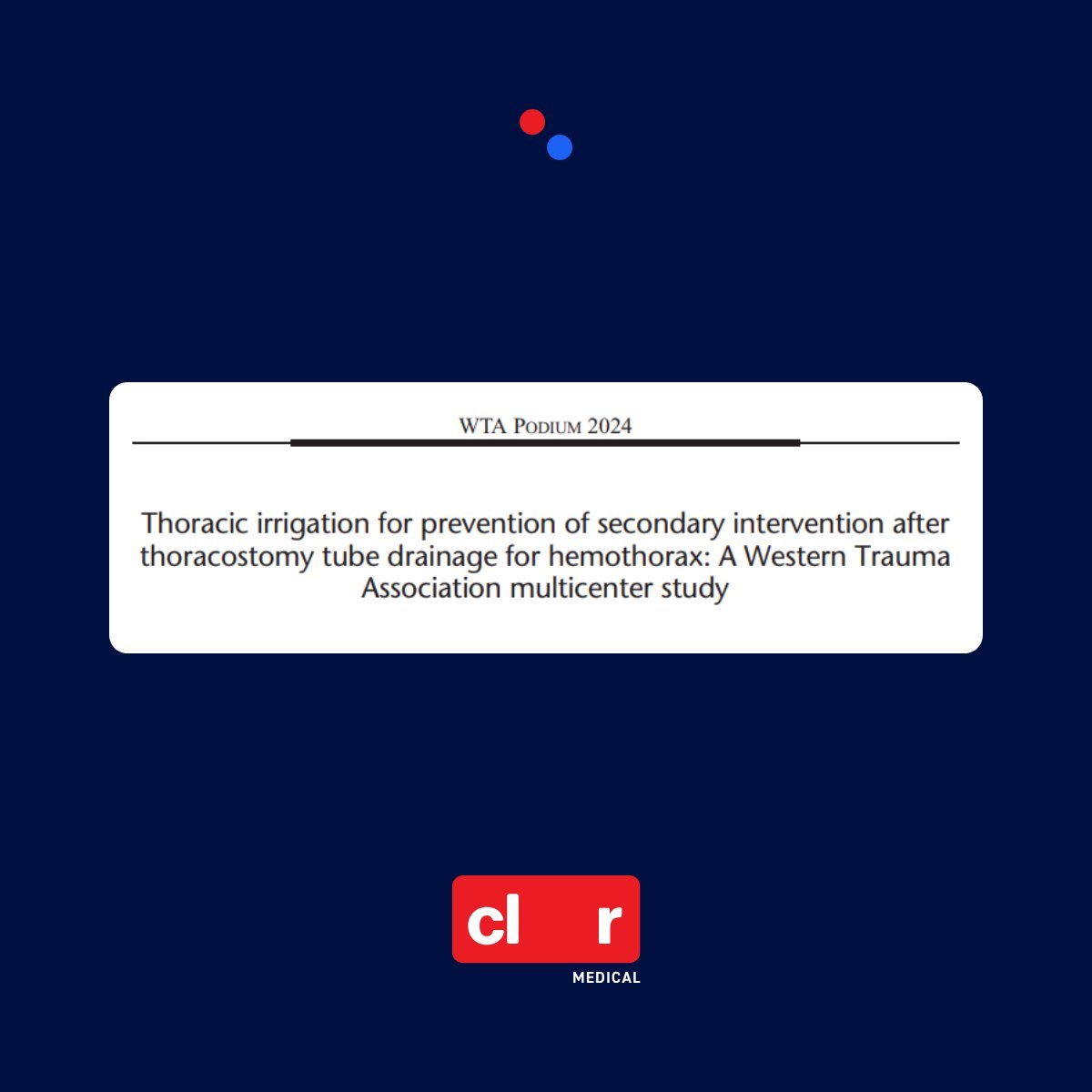 CLR Medical tweet media