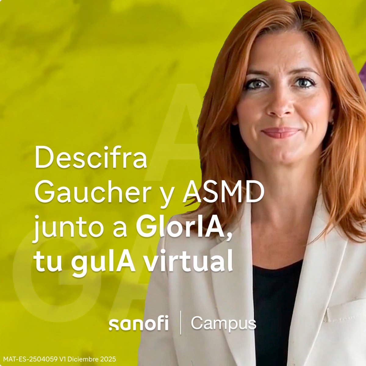 campussanofi's tweet photo. El diagnóstico de #Gaucher y #ASMD puede retrasarse más de 10 años, impactando el abordaje y seguimiento. 

GlorIA te acompaña en un itinerario formativo innovador para comprender mejor estas #EnfermedadesRaras.

👉https://t.co/7Ir7tu7Kjo