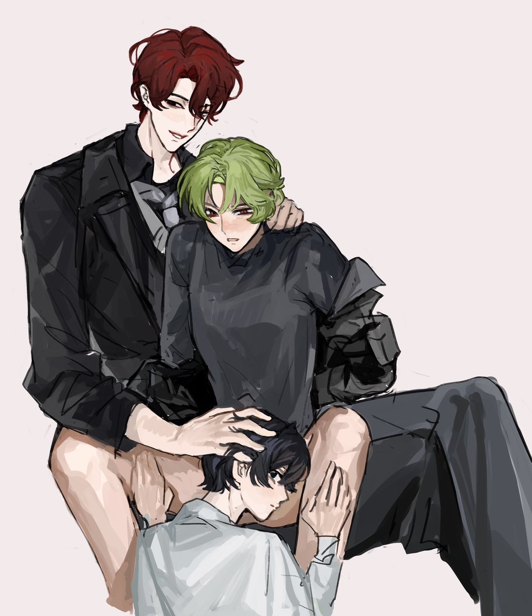 wuyakosuta's tweet photo. 给晚中饭nim的AB麦菜（AB+Chax）同人文画了同人。，，，#gl_eclipse 🔞 https://t.co/12TVWAumNi