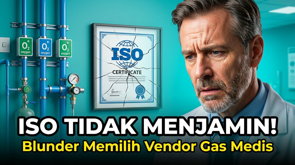 MountstoneKal's tweet photo. Memilih vendor instalasi gas medis hanya karena sertifikat ISO bisa menjadi kesalahan besar. Pastikan juga pengalaman teknis dan standar pemasangan mereka. #instalasigasmedis #KeselamatanPasien https://t.co/8Edc3b0jg9