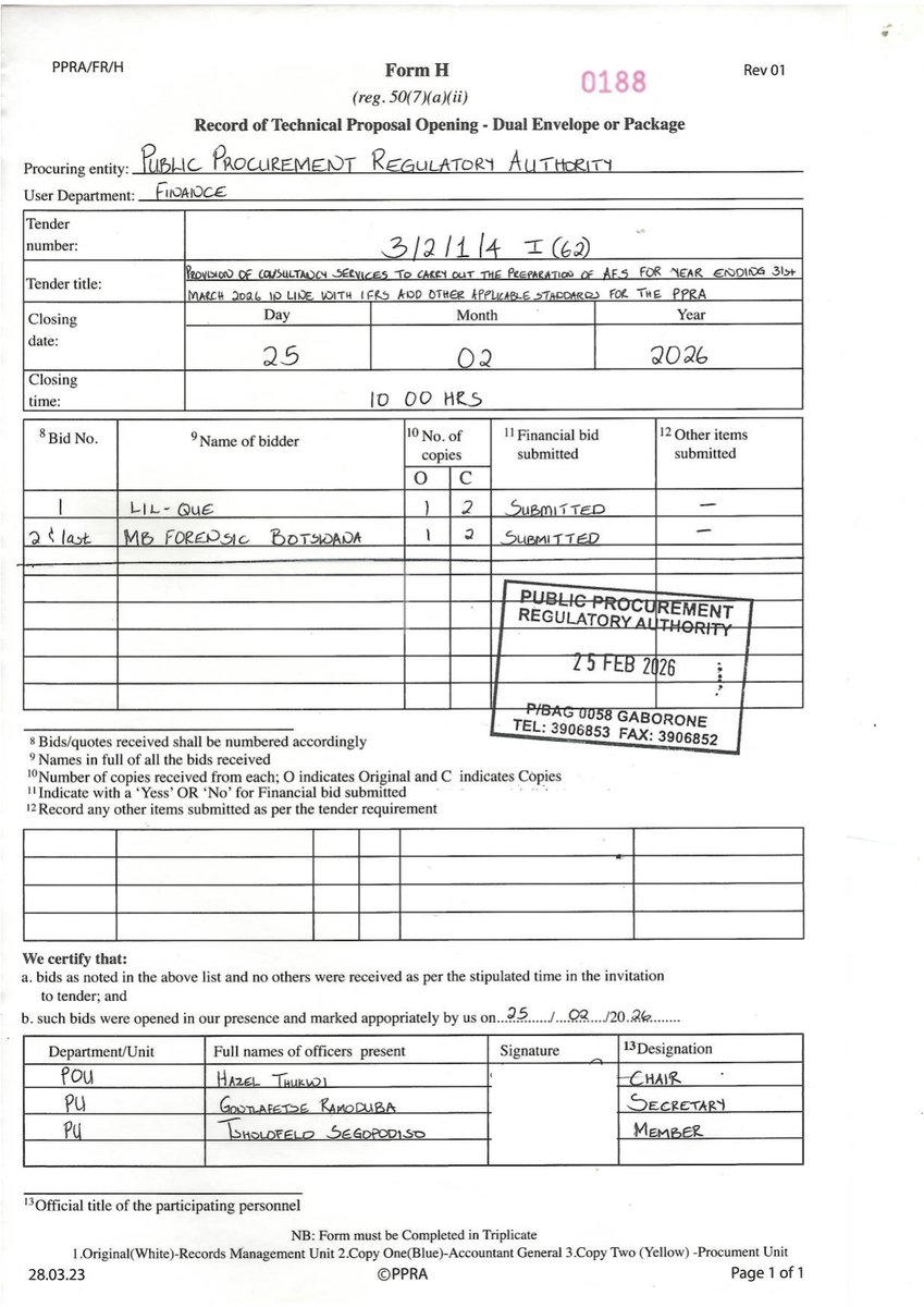 PUBLIC PROCUREMENT REGULATORY AUTHORITY tweet media