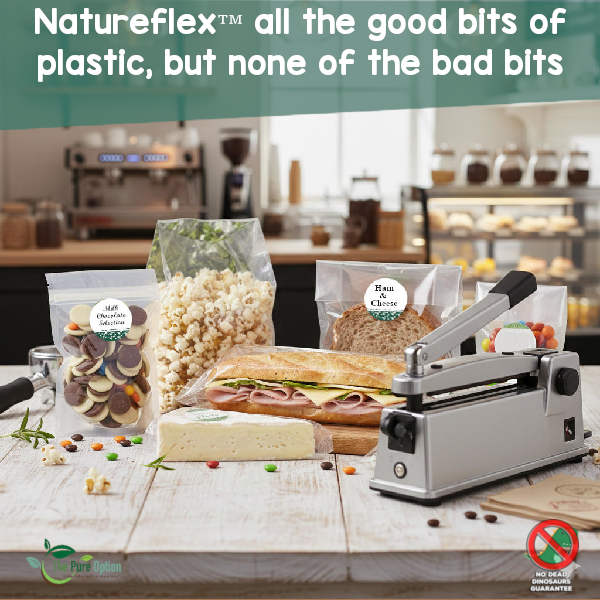 Thepureoption's tweet image. Clear as Glass, Kind as Wood: Meet the Packaging Revolution
It looks like plastic,  It even heat-seals like plastic. But here’s the secret: It’s made entirely from responsibly sourced wood pulp. 🌲
👉 thepureoption.com/natureflex-cle…
#ThePureOption #NatureFlex #SustainablePackaging