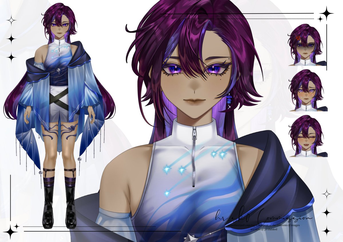 [↻+♡ are appreciated!]

Live2D Vtuber Model Art is now open❤️

Full body model starts from $325.
Price will be increased after the first 3 slots are full! Include 3 free expressions and a PSD file ready to rig.  Payment plans available!

#VgenComm #Live2D #VTuber素材