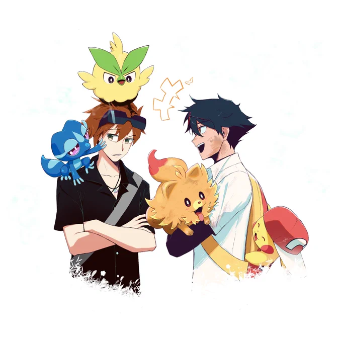 #PokemonWindsWaves #ポケモン風波 #ポケモン30周年 #アニポケ The OGs with the New