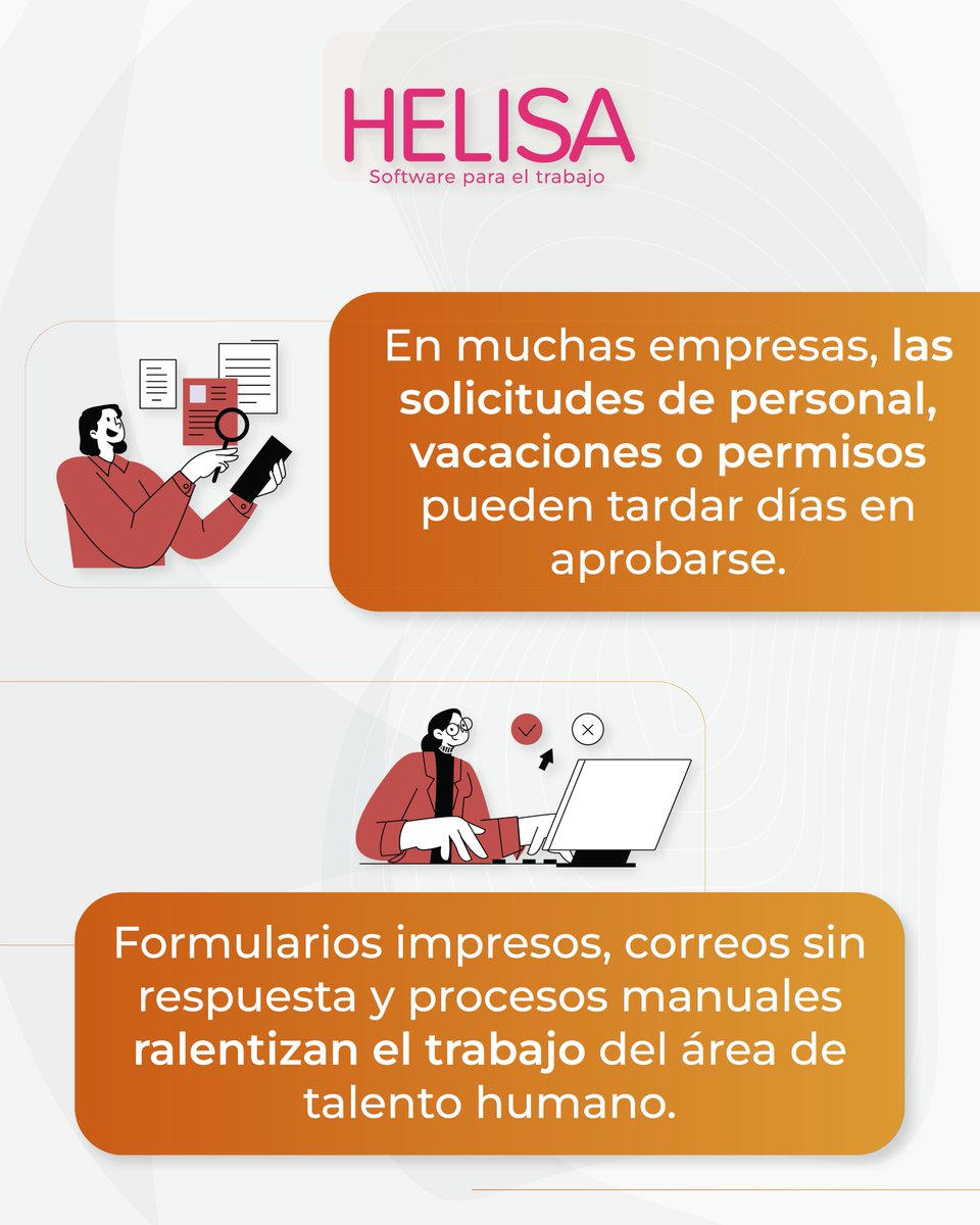 helisasoftware's tweet photo. El 40% del tiempo de RRHH se va en tareas que deberían tomar minutos.

Solicitudes perdidas. Aprobaciones que tardan días. Reportes que nadie lee a tiempo.

Eso no es ineficiencia de tu equipo. Es un proceso que necesita evolucionar.

#RRHH #GestiónEmpresarial #SomosHelisa https://t.co/x8WPZ4Dyym